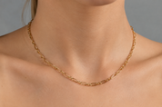 Collana - 18 carati Oro giallo - Made in Italy - Handmade