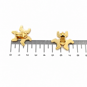 Orecchini - 18 carati Oro giallo - Made in Italy - Handmade