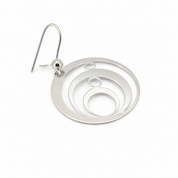 Orecchini - 18 carati Oro bianco - Made in Italy - Handmade