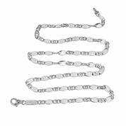 Collana - 18 carati Oro bianco - Made in Italy - Handmade