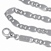 Collana - 18 carati Oro bianco - Made in Italy - Handmade