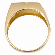Anello - 18 carati Oro bianco, Oro giallo - 0.12ct. tw. Diamante (Naturale) - Made in Italy - Handmade