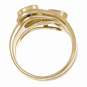 Anello - 18 carati Oro giallo - 1.16ct. tw. Zaffiro - Diamante - Made in Italy - Handmade