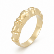 Anello - 18 carati Oro giallo - Made in Italy - Handmade