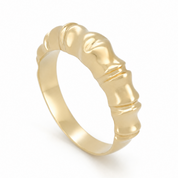 Anello - 18 carati Oro giallo - Made in Italy - Handmade