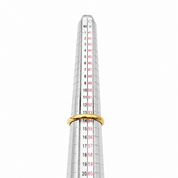 Anello - 18 carati Oro bianco, Oro giallo - 0.09ct. tw. Diamante (Naturale) - Made in Italy - Handmade