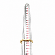 Anello - 18 carati Oro giallo - 0.10ct. tw. Diamante (Naturale) - Corallo - Made in Italy - Handmade