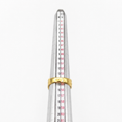 Anello - 18 carati Oro bianco, Oro giallo - 0.06ct. tw. Diamante (Naturale) - Made in Italy - Handmade