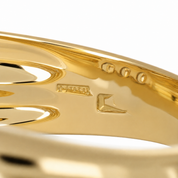 Anello - 18 carati Oro bianco, Oro giallo - 0.66ct. tw. Diamante (Naturale) - Made in Italy - Handmade