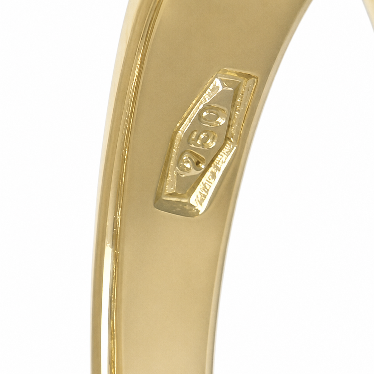Anello - 18 carati Oro giallo - 0.33ct. tw. Zaffiro - Diamante - Made in Italy - Handmade