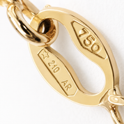 Collana - 18 carati Oro giallo Corallo - Made in Italy - Handmade