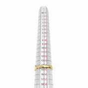 Anello - 18 carati Oro giallo, Oro bianco - 0.43ct. tw. Zaffiro - Diamante - Made in Italy - Handmade