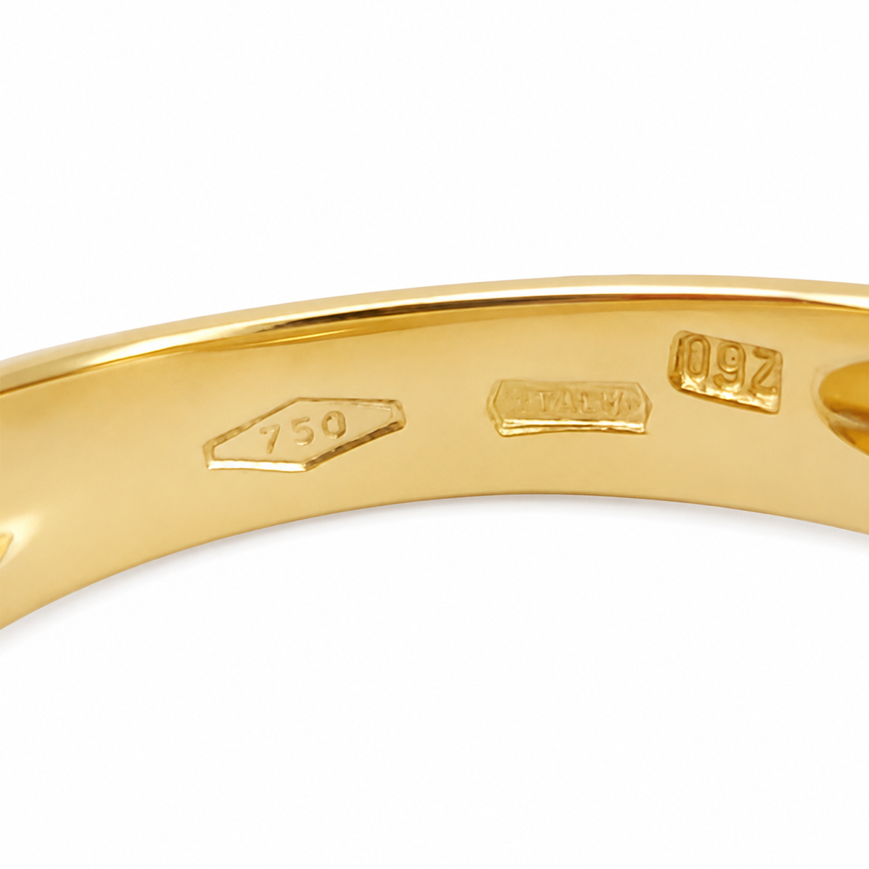 Anello - 18 carati Oro giallo - Made in Italy - Handmade