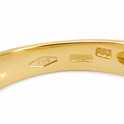 Anello - 18 carati Oro giallo - Made in Italy - Handmade