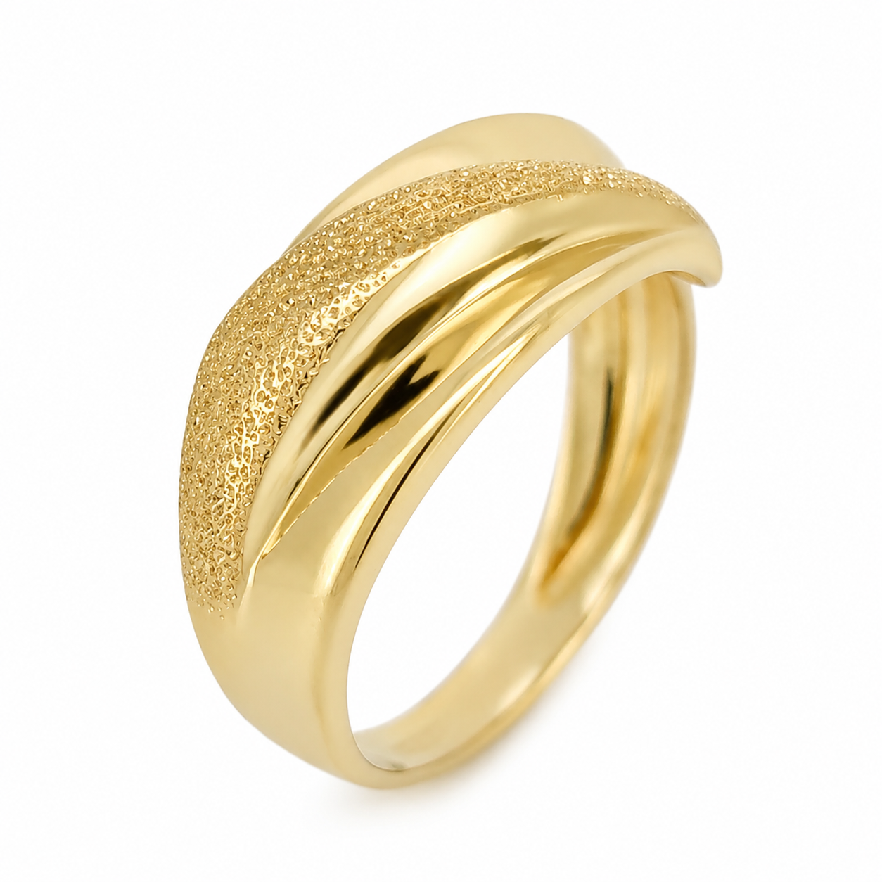 Anello - 18 carati Oro giallo - Made in Italy - Handmade
