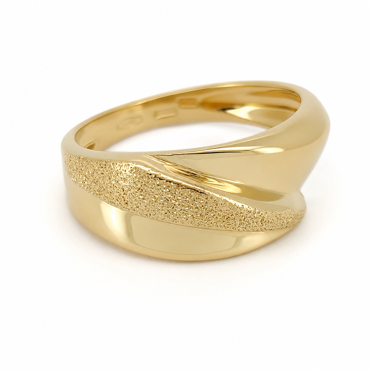 Anello - 18 carati Oro giallo - Made in Italy - Handmade