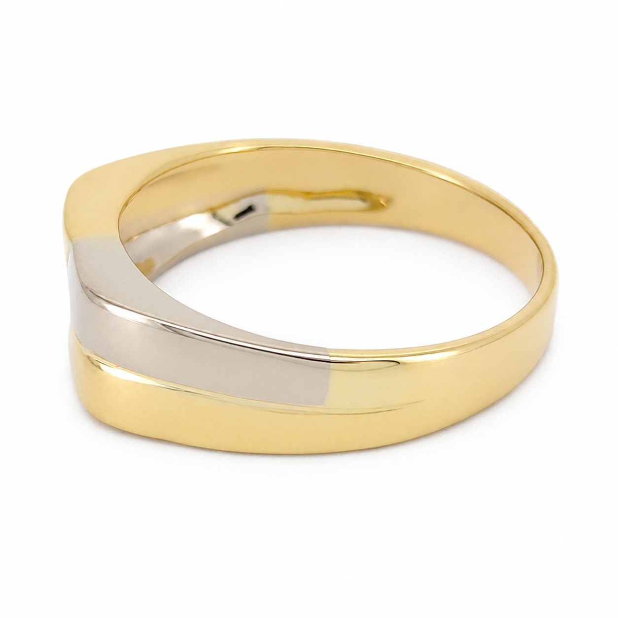 Anello - 18 carati Oro bianco, Oro giallo - Made in Italy - Handmade
