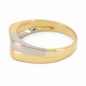 Anello - 18 carati Oro bianco, Oro giallo - Made in Italy - Handmade
