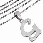 Collana - 18 carati Oro bianco - Made in Italy - Handmade