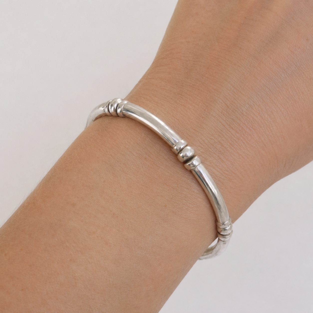 Bracciale - 18 carati Oro bianco - Made in Italy - Handmade