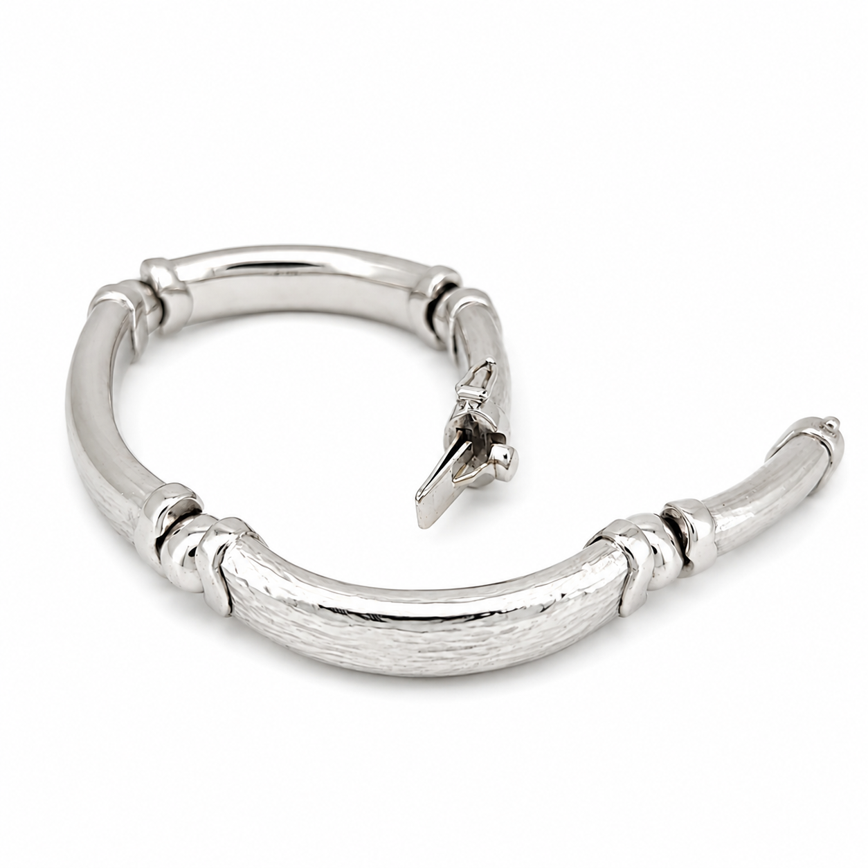 Bracciale - 18 carati Oro bianco - Made in Italy - Handmade