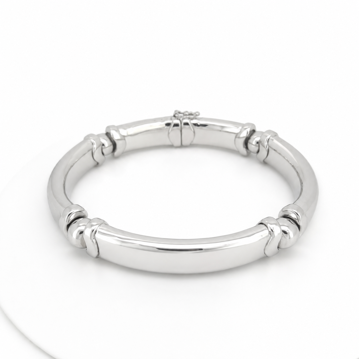 Bracciale - 18 carati Oro bianco - Made in Italy - Handmade