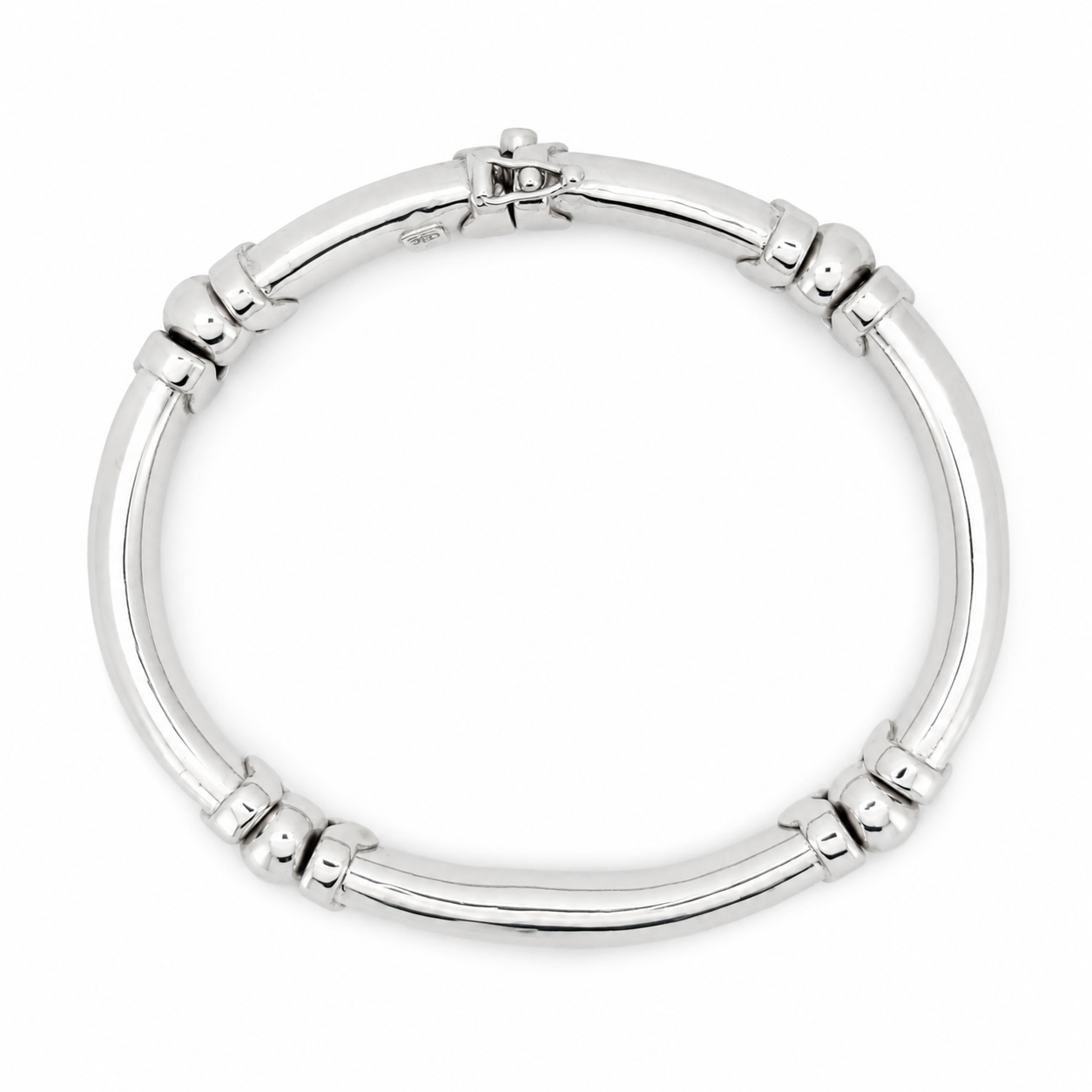 Bracciale - 18 carati Oro bianco - Made in Italy - Handmade