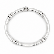 Bracciale - 18 carati Oro bianco - Made in Italy - Handmade