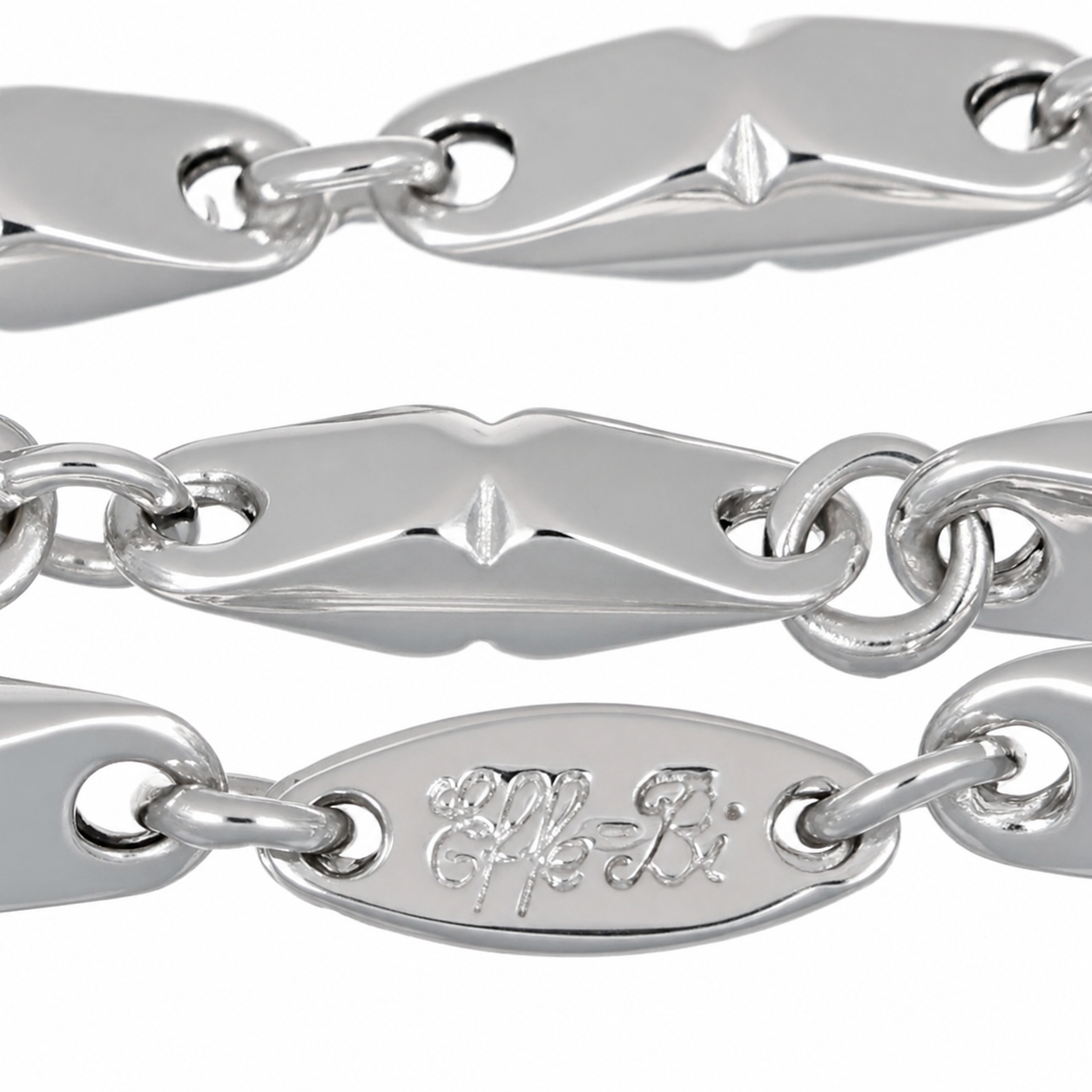 Collana - 18 carati Oro bianco - Made in Italy - Handmade