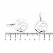 Orecchini - 18 carati Oro bianco - Made in Italy - Handmade