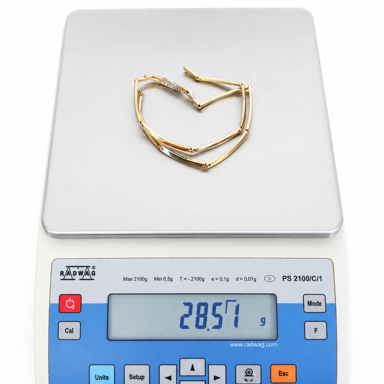 Collana con ciondolo - 18 carati Oro bianco, Oro giallo - 1.29ct. tw. Diamante (Naturale) - Made in Italy - Handmade