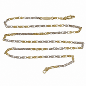 Collana - 18 carati Oro giallo, Oro bianco - Made in Italy - Handmade