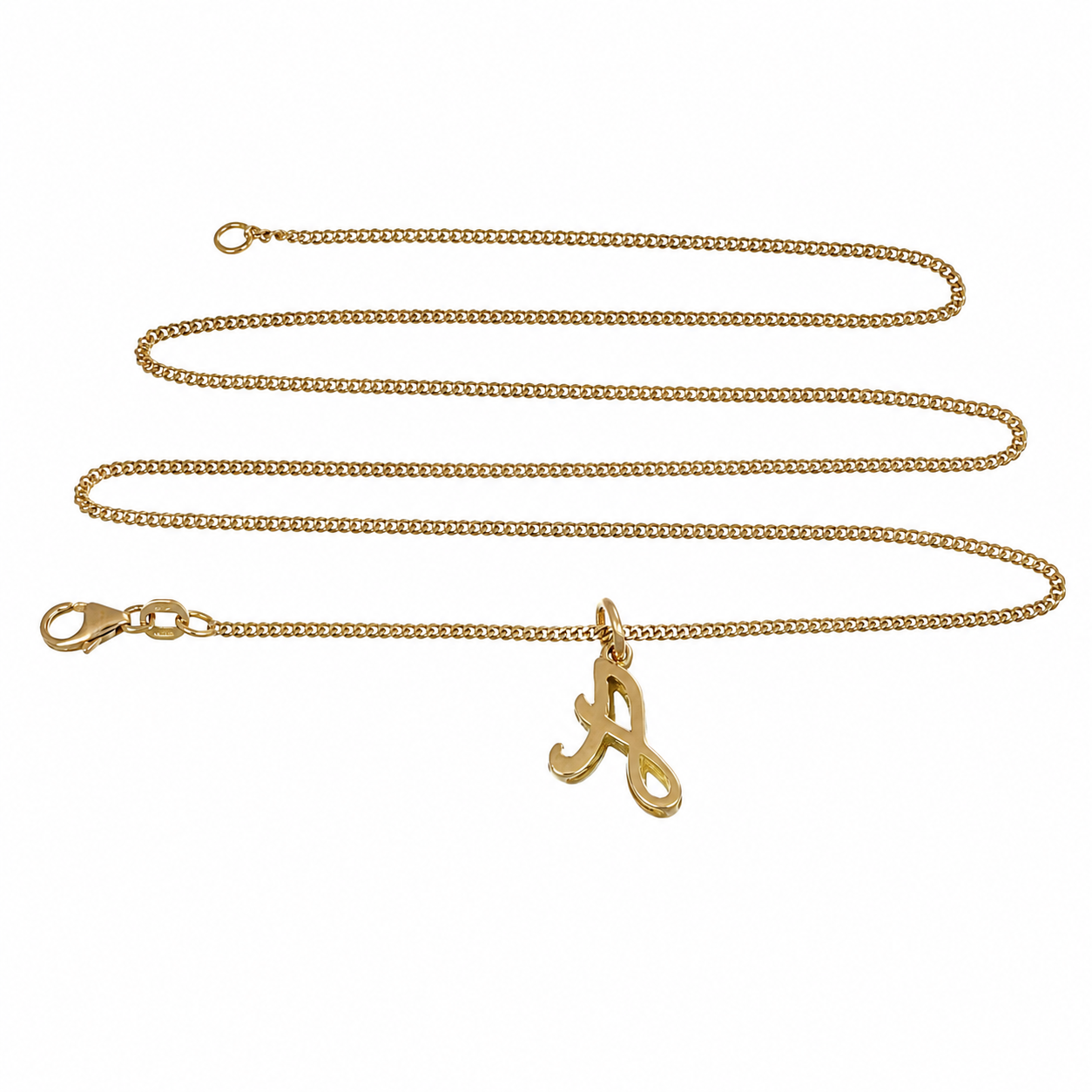 Collana con ciondolo - 18 carati Oro giallo - Made in Italy - Handmade