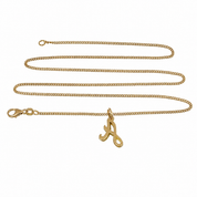 Collana con ciondolo - 18 carati Oro giallo - Made in Italy - Handmade