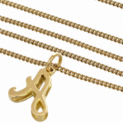 Collana con ciondolo - 18 carati Oro giallo - Made in Italy - Handmade