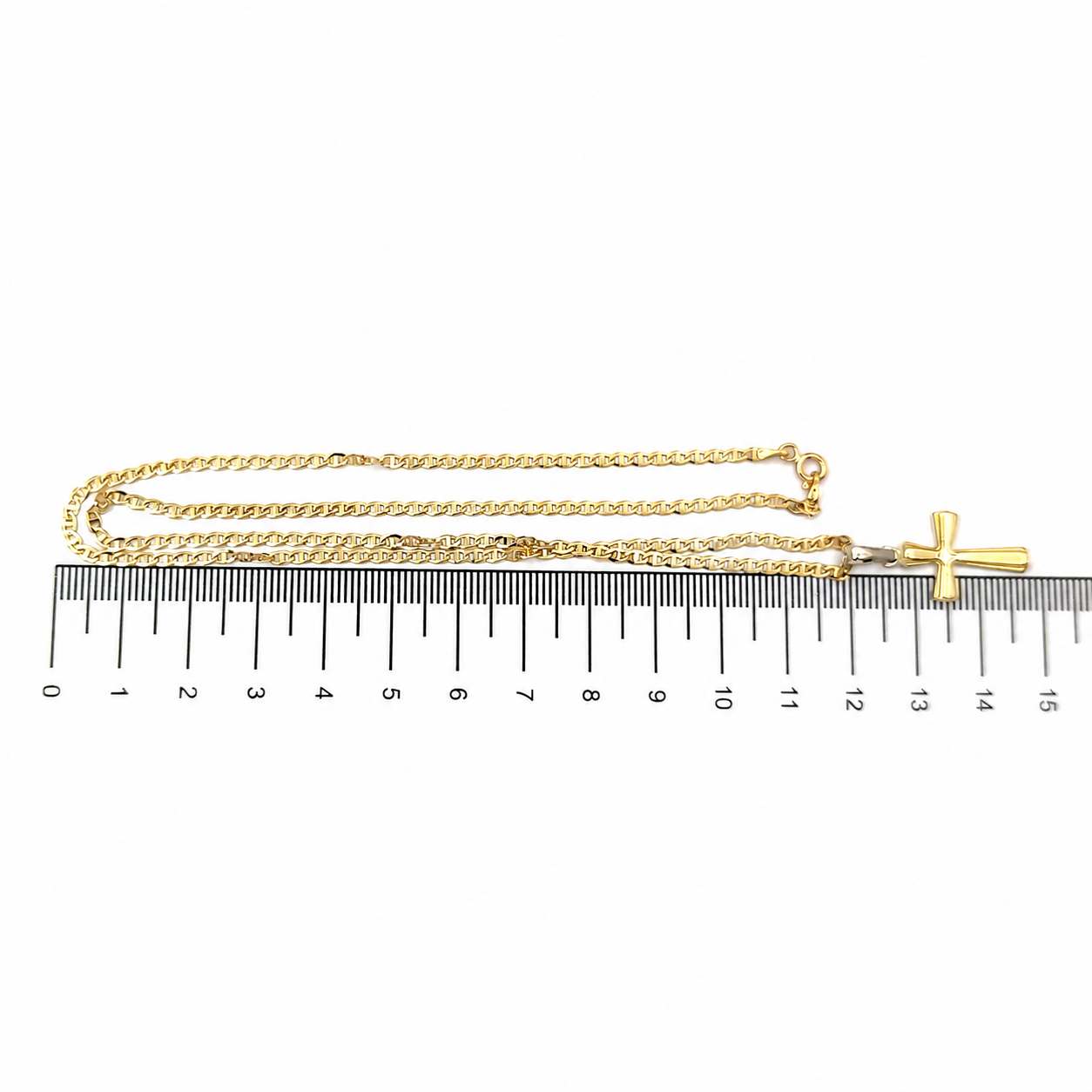Collana con ciondolo - 18 carati Oro bianco, Oro giallo - Made in Italy - Handmade