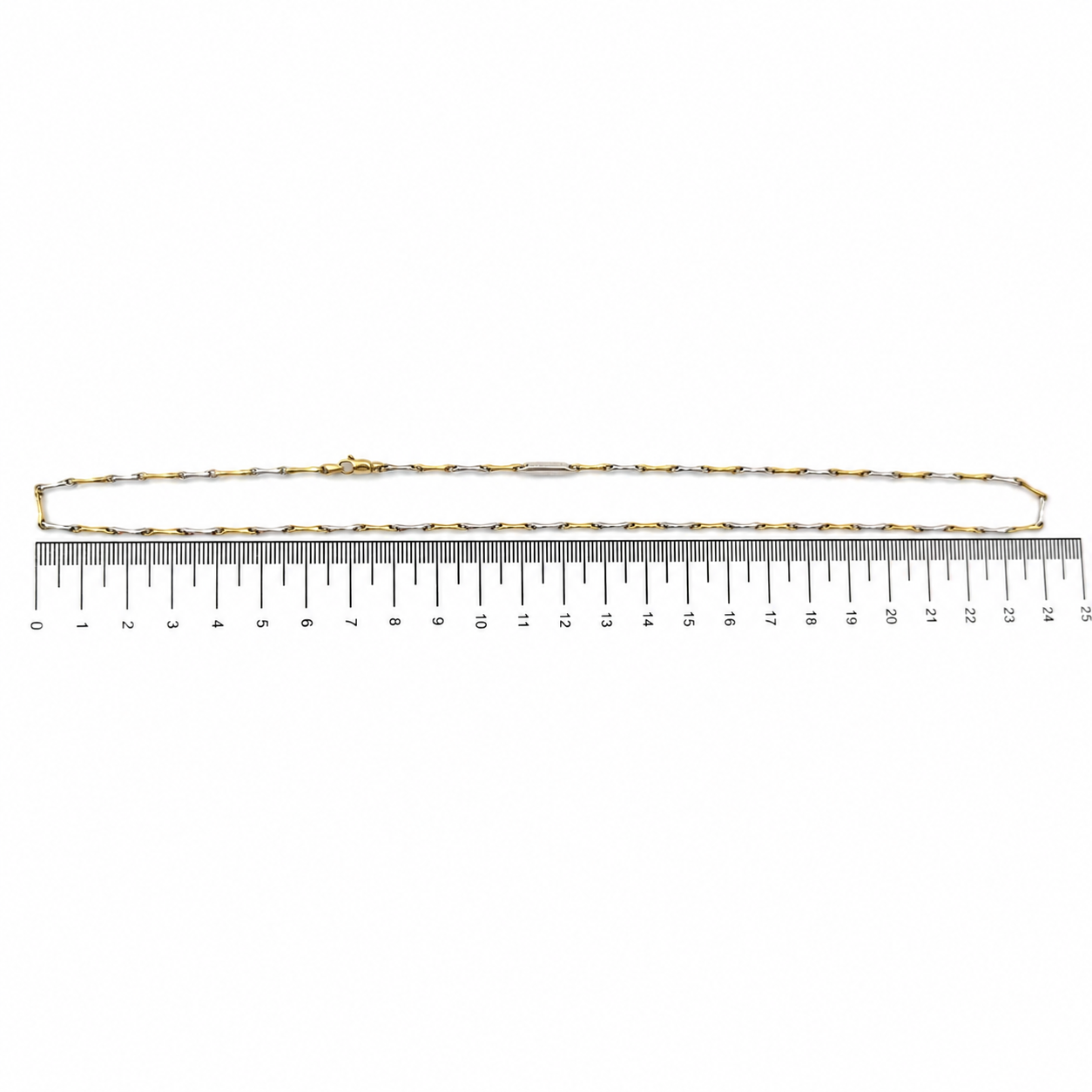 Collana - 18 carati Oro giallo, Oro bianco - Made in Italy - Handmade
