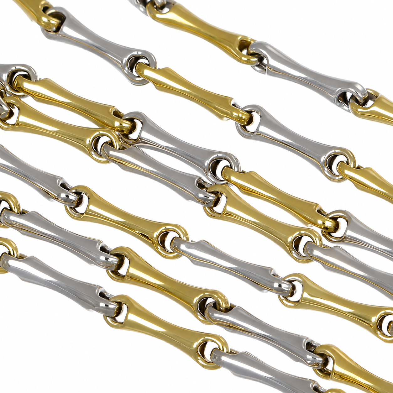 Collana - 18 carati Oro giallo, Oro bianco - Made in Italy - Handmade