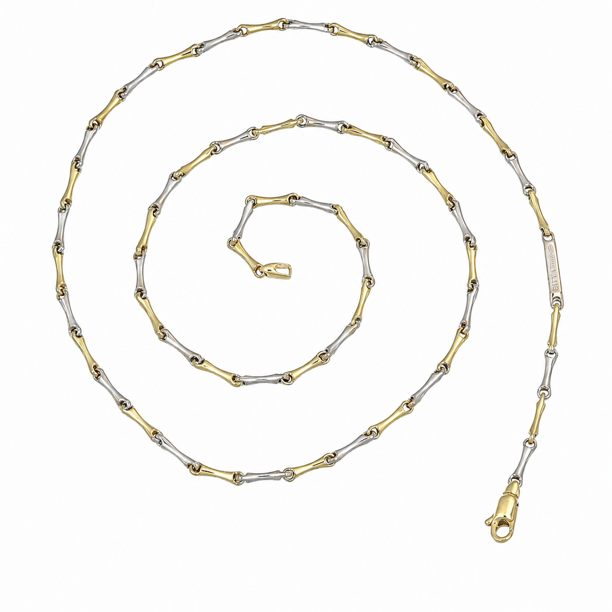 Collana - 18 carati Oro giallo, Oro bianco - Made in Italy - Handmade