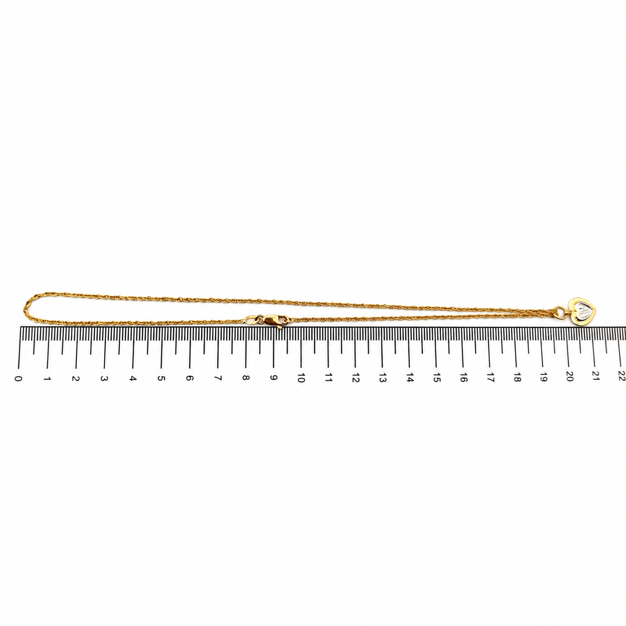Collana con ciondolo - 18 carati Oro bianco, Oro giallo - 0.06ct. tw. Diamante (Naturale) - Made in Italy - Handmade