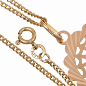 Collana con ciondolo - 18 carati Oro giallo - Made in Italy - Handmade