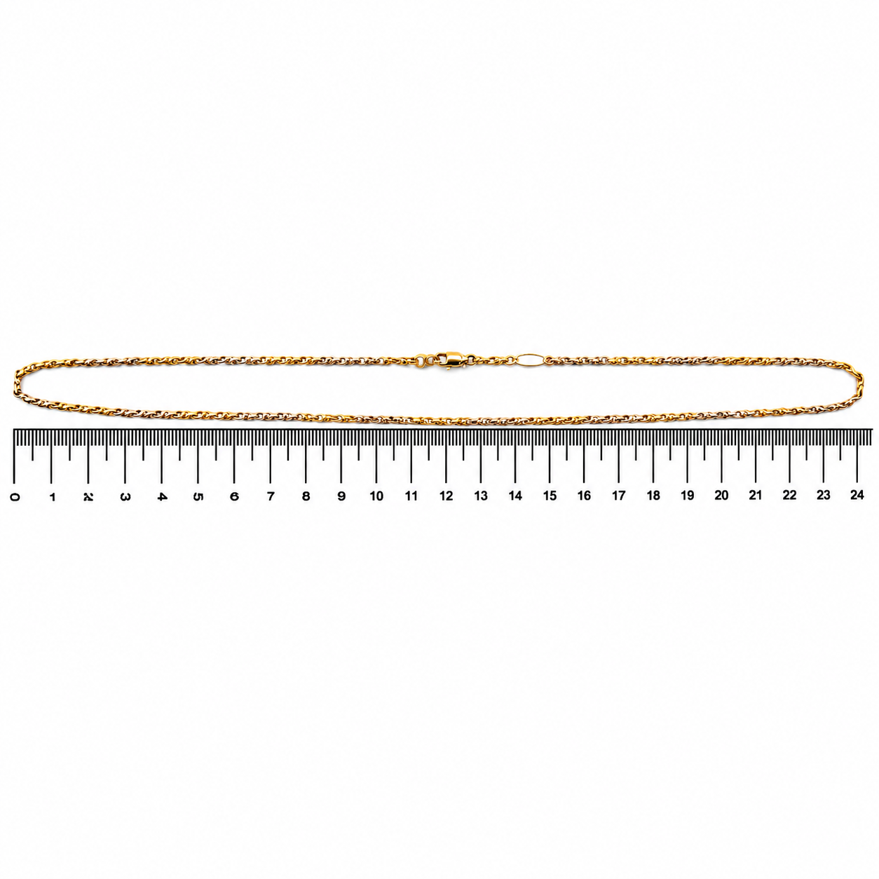 Collana - 18 carati Oro giallo, Oro bianco - Made in Italy - Handmade