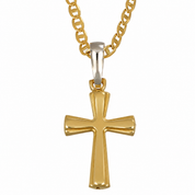 Collana con ciondolo - 18 carati Oro bianco, Oro giallo - Made in Italy - Handmade