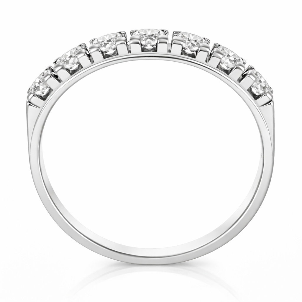 Anello - 18 carati Oro bianco - 0.48ct. tw. Diamante (Naturale)