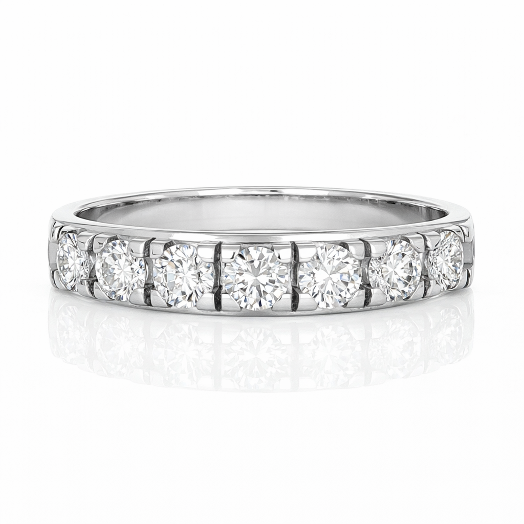 Anello - 18 carati Oro bianco - 0.48ct. tw. Diamante (Naturale)