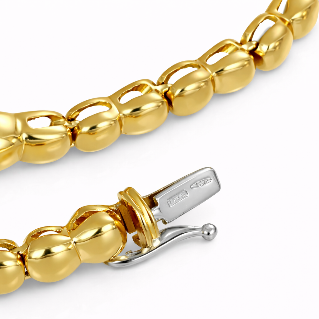 Bracciale - 18 carati Oro bianco, Oro giallo - 0.70ct. tw. Diamante (Naturale) - Made in Italy - Handmade