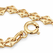 Bracciale - 18 carati Oro giallo - Made in Italy - Handmade