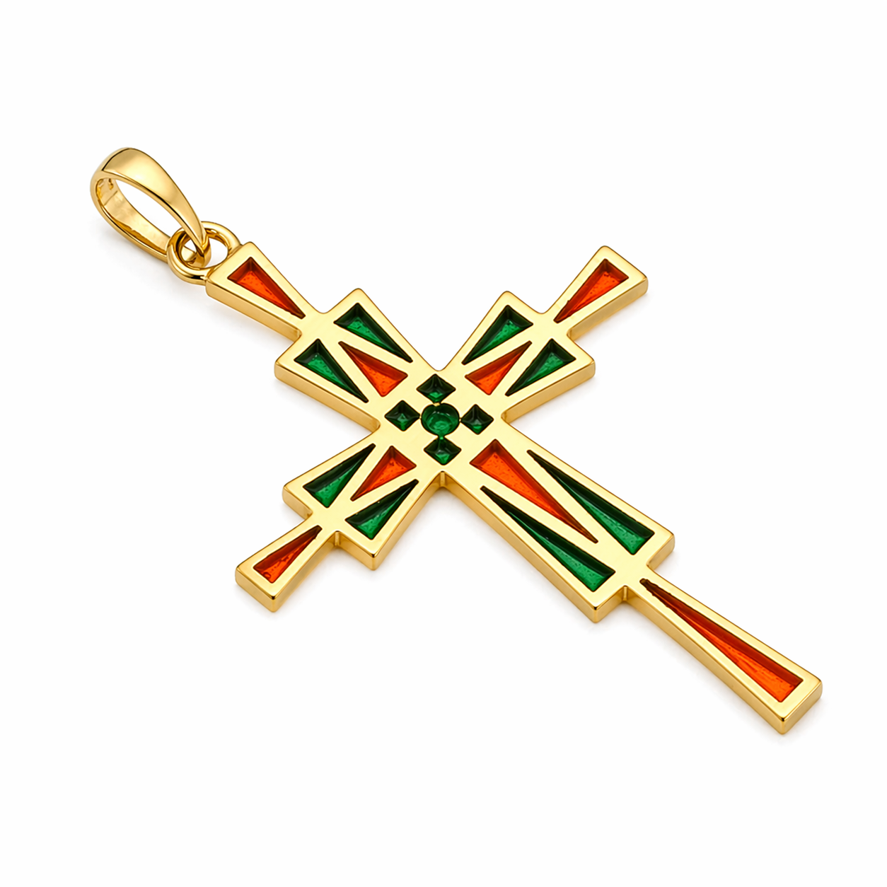 Ciondolo - 18 carati Oro giallo - Made in Italy - Handmade