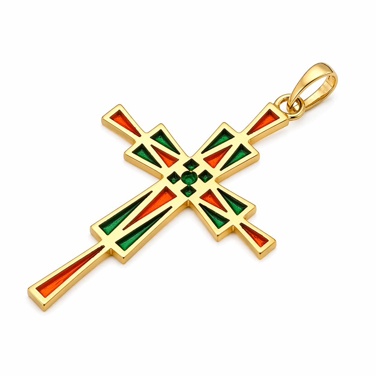 Ciondolo - 18 carati Oro giallo - Made in Italy - Handmade