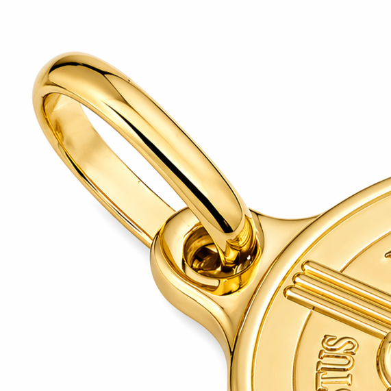 Ciondolo - 18 carati Oro giallo - Made in Italy - Handmade